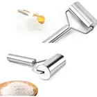 2-6pack Pizza Pastry Baking Dough Roller Rolling Pin Stainless Steel 4.5 inch