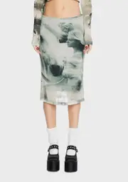 [Expired Girl] Ivy Mesh Midi Skirt