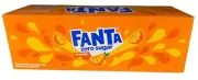 Fanta Zero Sugar Orange Caffeine Free Soda 12 pack