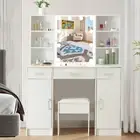 Makeup Tables With Mirror Vanity Dressing Desks With Drawer Bedroom Furniture
