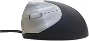 Wired Left Handed Ergonomic Mouse, Reduce Wrist Strain Handshake Optical Vertical Mouse, Compatible with Laptop, Desktop, Windows, Mac