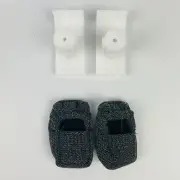 Vive Walker Ski Glides Universal Replacement Feet Heavy Duty Durable Coaster