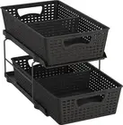 Simplehouseware 2 Tier Organizer Tray Pull-Out Sliding Drawer/Under-Sink Storage