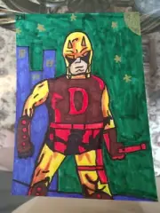 Drawing Daredevil Yellow Classic Marvel Legends She Hulk Matt Murdock Elektra