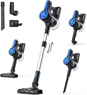 [ADVWIN] 3-in-1 Cordless Vacuum Cleaner, Extendable Upright Vacuums, 150W Powerful Lithium Battery Lightweight Stick Handy Vacuum Cleaner with LED & Wall Bracket, for Home | Hard Floor | Quiet
