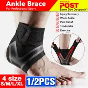 Ankle Brace Support Compression Sleeve Plantar Fasciitis Pain Relief Foot Wrap