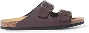 [Biankina] Marbella Two Strap Bio Sandals for Women - Sustainable, Eco Friendly, Vegan Leather Sandals. Recycled Upper, Comfy Insole, Cork Midsole, EVA Sole. Made in Spain