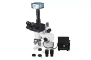 1200x Trinocular Metal Inspection Metallurgy Top Light Microscope w 9Mp Camera
