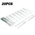 20x U-Shaped Garden Ground Grass Lawn Turf Galvanised Pegs Staples Fastening