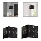 Double Sided Wall Clock Corner Clock Professional Easy to Install Multipurpose