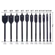 Extreme Wood Flat Drill quick change handle Wood Flat Spade Steel Shank