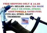Trimmer head Fits all Metal shaft Trimmers- Uses Thickest String or Zip Ties.