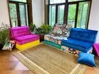 Modular Mah Jong Sofa Couch Set Designer French Daybed Full Sectional Set AsShow