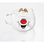 【 繽菇文創 】DISNEY 迪士尼 花栗鼠 奇奇 蒂蒂 透明耐熱 玻璃杯