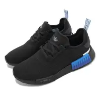 在飛比找PChome24h購物優惠-adidas 愛迪達 休閒鞋 NMD_R1 男鞋 黑 藍 B