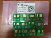 12 x Toner Chip (BCMY) for Dell 7130cdn, 7130cdn Color Laser Printer Refill