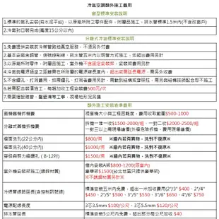 【禾聯冷氣】7.2KW 10-12坪 一對一變頻單冷《HI/HO-AK72》