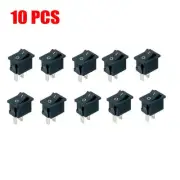 Mobile Applications Simplified with 10PCS Mini Rocker Switch 2 Pin ONOFF SPST