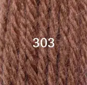 Appleton Tapestry Wool - 11 Yd Skein - Red Fawn Brown Color 303
