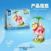 SpongeBob SquarePants Cosy Night Light Building blocks Children's Fun Puzzle A