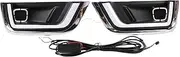 Car DRL Day Light Fog Lamp LED Daytime Running Light Dynamic Turn Signal for Toyota for Land Cruiser LC300 2022 2023 Car Accessories