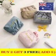 Dutch Velvet Elastic Hair Tie Organizer Elastic Storage Bag Lipstick Bag KZ