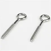 2pcs 95mm Big Eye Screw Bolt Hook 304 Stainless Steel Screw Eye DIY Rope Accessories Wood Screws Accessories