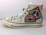 Converse Chuck Taylor 70 HI Men/Unisex Beige/Multicolor Pride Sneakers Size 10