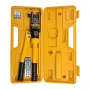 Heavy Duty Hydraulic Swaging Tool for Stainless Steel Wire Crimping + Extra Dies