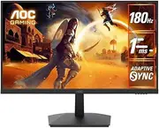 AOC 24G15N 23.8-Inch 24G15N 180hz 1ms HDR Mode Adaptive Sync Gaming Monitor