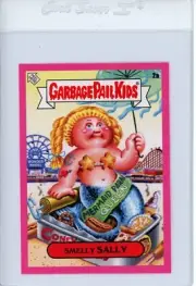 2019 GPK NYC Takeover SMELLY SALLY 2a Pink Parallel Garbage Pail Kids