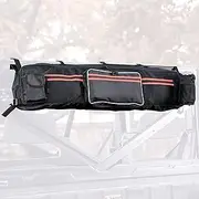 RERPRO Ranger Roll Cage Organizer, UTV Gun Rack Case Bag, Ranger Rifle Case Rear Storage Bag Compatible with 2017-2021 Polaris Ranger XP 1000, With Large Storage and Reflective Strip