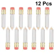 12pcs Refillable lip oil bottle Pencil Shaped Empty Lip Gloss Tubes Mini