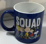 Peanuts “SQUAD” Mug 20oz Snoopy Charlie Brown Sally Linus Lucy Woodstock