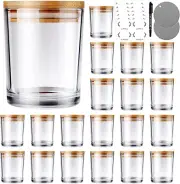 20 PCS Bulk Candle Jars with Lids,Candle Making Kit