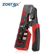 RJ45 Pass Through Crimping Tool for Network Cat6 Cat5-All in One RJ45 Crimper