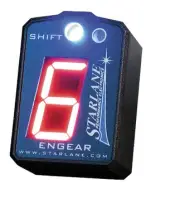 Gear Indicator w/ Shift Light for Kawasaki ZX10 200610 Starlane Engear