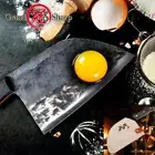 Handmade Traditional Chinese Knife Cleaver Forged Steel Chopping Slicing Chef XL