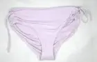 Calia Carrie Underwood Ruched Bikini Bottom Lavender Sky Light Purple Sz Medium