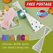 Christmas Bubble Spotty Line Metal Cutting Dies Scrapbooking Stencils Craft ZQ