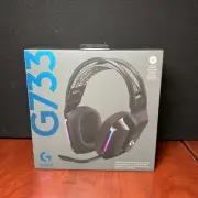 Logitech G G733 LIGHTSPEED Wireless RGB Gaming Headset (Black) (5580) New