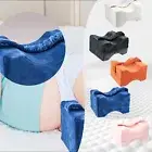 Knee Leg Pillow for Side Sleeper Memory Foam Sleep Cushion For Back Pain Relief*