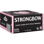Strongbow Hard Cider With Wild Berries Can 375mL