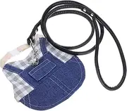TOYANDONA Rabbit Harness with Adjustable Waist Belt Adorable Bunny Outfit for Small Cats and Comfortable and Durable Vest for Outdoor Activities for Cold Weather Protection