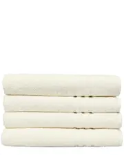 Linum Home Textiles Set of 4 Denzi Turkish Cotton Bath Towels