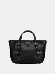 GUESS Women's Black Levia Mini Satchel Bag