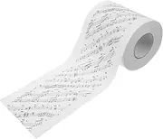 Ipetboom Musical Note Pattern Toilet Paper Rolls Artistic Christmas Decor Tissue Rolls