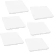 VILLFUL 18pcs Pad Foam Mounting Board Body Puff Powder Container Key Identifiers Extra Large Poster Board Core Board Foam Board Insulation Wrist Lanyard with Clip Shandong Foam Board White