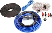 KnuKonceptz Bassik 4 Gauge Complete Amplifier Installation Amp Wiring Kit with RCA