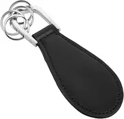 [LIFKOME] Shoe Horn for Women Boys and Girls Dress Shoes Casual Shoes Boot Helper Portable Metal Shoe Horn Keychain Pu Shoe